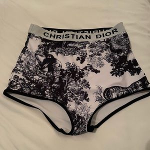 Christian Dior Full Coverage High Waisted Swimsuit Bottoms